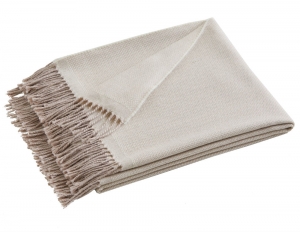 Плед 130х170 Blanc des Vosges Cosy chanvre