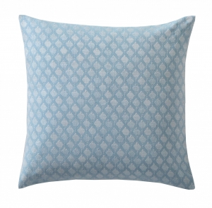 Покрывало хлопковое пике 230x250 Blanc des Vosges Carpates turquoise