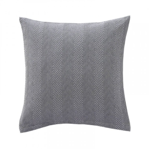 Покрывало пике 180x260 Blanc des Vosges Chevrons anthracite