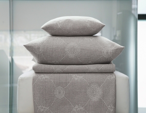 Покрывало хлопковое пике 180x260 Blanc des Vosges Verone