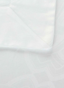 Постельное белье евро 200х200 Roberto Cavalli Logo 001 bianco