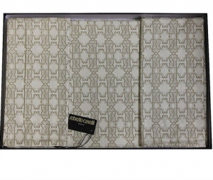 Постельное белье Семейное Roberto Cavalli Basic 003 grigio