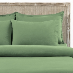 Постельное белье 2 спальное евро Casual Avenue Elwood sage green зеленый