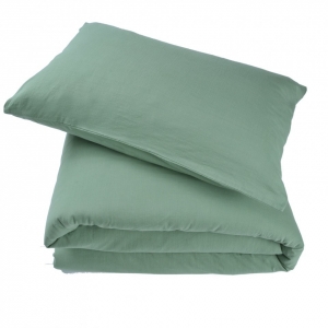 Постельное белье 2 спальное евро Casual Avenue Elwood sage green зеленый