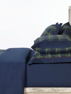 Постельное белье 2 спальное евро макси Casual Avenue Kingston tartan dark green зелёный