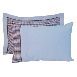 Постельное белье 2 спальное евро Casual Avenue Richmond white-sky белый/синий