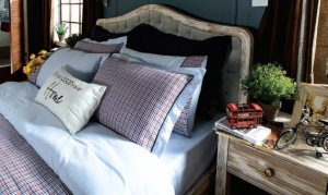 Постельное белье 2 спальное евро Casual Avenue Richmond white-sky белый/синий