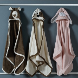 Полотенце с капюшоном 70х140 Casual Avenue Bear chocolate шоколад
