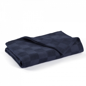 Пикейное покрывало 230X220 Edinburgh deep blue синий от L'appartement