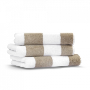 Полотенце махровое 50х76 Casual Avenue Tampa taupe/white горчичный/белый
