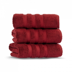 Полотенце махровое 30х50 Casual Avenue Kinsey red wine красный Полотенце махровое 30х50 Casual Avenue Kinsey red wine красный