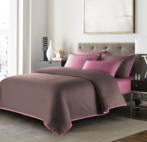 Пододеяльник 150х210 Sharmes Coctail терракотовый/темно-розовый