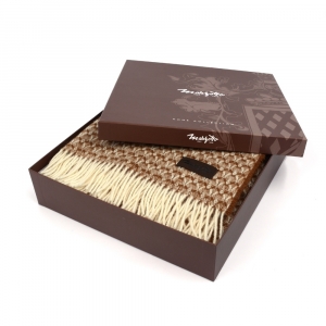 Плед 130х170 Marzotto Brias triangle 1200
