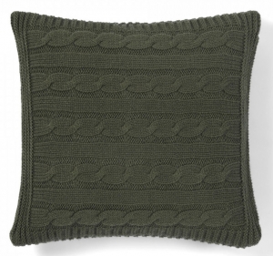 Подушка декоративная Boston dark green темно-зелёный от Casual Avenue