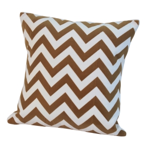 Подушка декоративная Chevron chestnut коричневый Casual Avenue