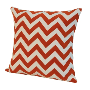 Подушка декоративная Chevron orange оранжевый Casual Avenue