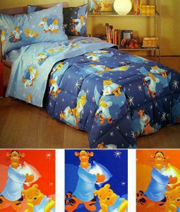 Детское постельное белье Caeffi Pooh b. notte rosso