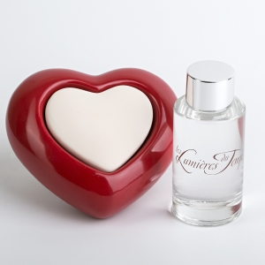 Диффузор керамический в форме сердца Les Lumieres du Temps Дерево бакаут, 60 ml