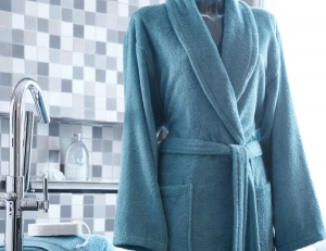 Халат Uni celadon от Blanc des Vosges