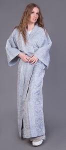 Халат Kimono голубой от Leitner