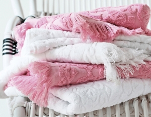 Полотенце 30х50 Princess  blanc белый от Blanc des Vosges