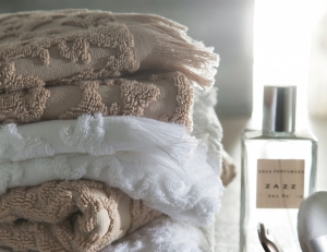 Полотенце 30х50 Princess perle серый  от Blanc des Vosges