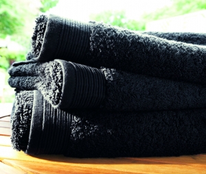 Полотенце 50х110 Uni anthracite темно-серый от Blanc des Vosges