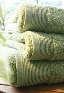 Полотенце 50х110 Uni lichen зеленый от Blanc des Vosges Полотенце 50х110 Uni lichen зеленый от Blanc des Vosges