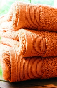 Полотенце 50х110 Uni paprika оранжевый от Blanc des Vosges Полотенце 50х110 Uni paprika оранжевый от Blanc des Vosges