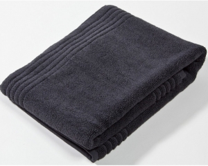 Коврик для ванной 50х90 Uni anthracite темно-серый от Blanc des Vosges