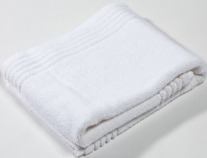 Коврик для ванной 50х90 Uni blanc белый от Blanc des Vosges