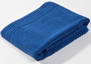 Коврик для ванной 50х90 Uni bleu royal синий Blanc des Vosges