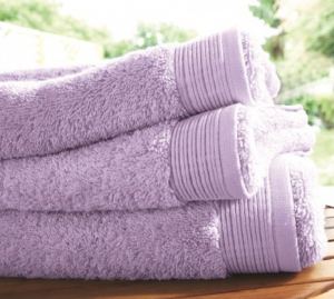 Полотенце 50х110 Uni lilas лиловый от Blanc des Vosges