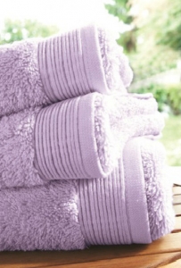 Полотенце 70х140 Uni lilas лиловый от Blanc des Vosges