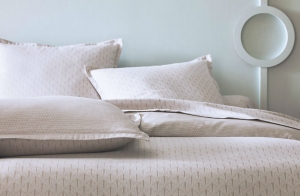 Постельное белье евро Mythique metal от Blanc des Vosges