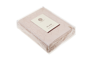 Плед 150x200 Luxberry Lux 46 белая глина
