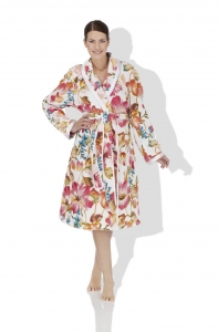 Халат шенилловый Hibiskus bunt Nicol от Feiler