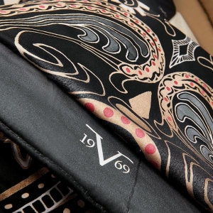 Постельное белье евро макси Royal black от Versace 19.69