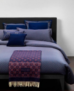 Постельное белье евро Dany U40 Blu от Trussardi