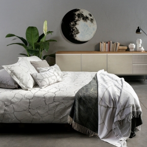 Постельное белье 1,5 спальное Crackle 001 grigio от Diesel