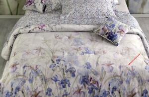 Постельное белье евро Irises 12 lila от Mirabello