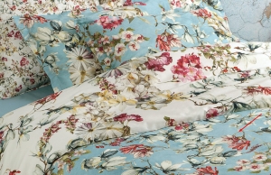 Постельное белье евро Orleans 04U azzurro  от Mirabello