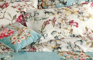 Постельное белье евро Orleans bianco от Mirabello