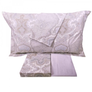 Постельное белье евро Sherazade N41 grigio от Mirabello
