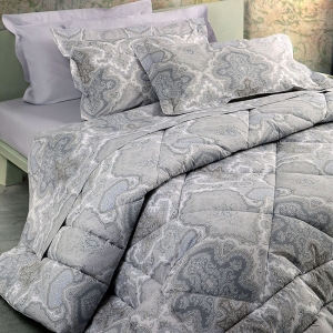 Постельное белье евро Sherazade N41 grigio от Mirabello
