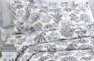 Постельное белье евро Botanical N41 Grigio от Mirabello