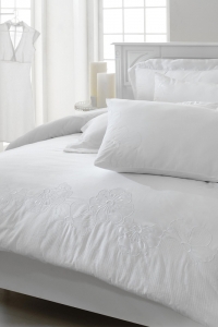 Постельное белье евро Acelya белый евро от Eke  Home