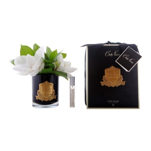 Орхидея ароматизированная Cote Noir Orchid, прозрачная ваза, цвет красный