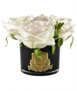 Букет из 5 роз ароматизированный Cote Noir FIVE ROSE Pink blush black