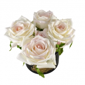 Букет из 5 роз ароматизированный Cote Noir FIVE ROSE Pink blush black